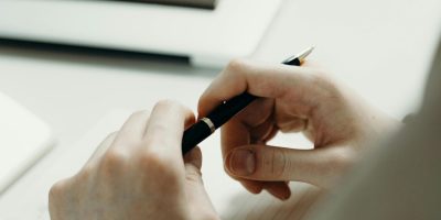 PA Support Administration Shearwater Business Services Lucy LAptop writing